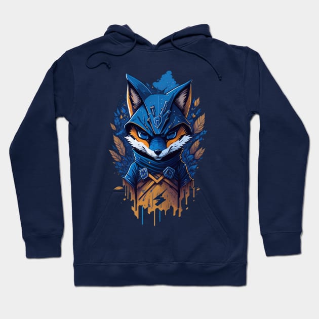 evil ninja fox Hoodie by Majkel&Majkel